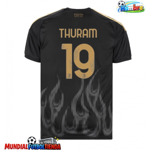 Camiseta Juventus Khephren Thuram #19 Tercera Equipación Replica 2026-27 mangas cortas